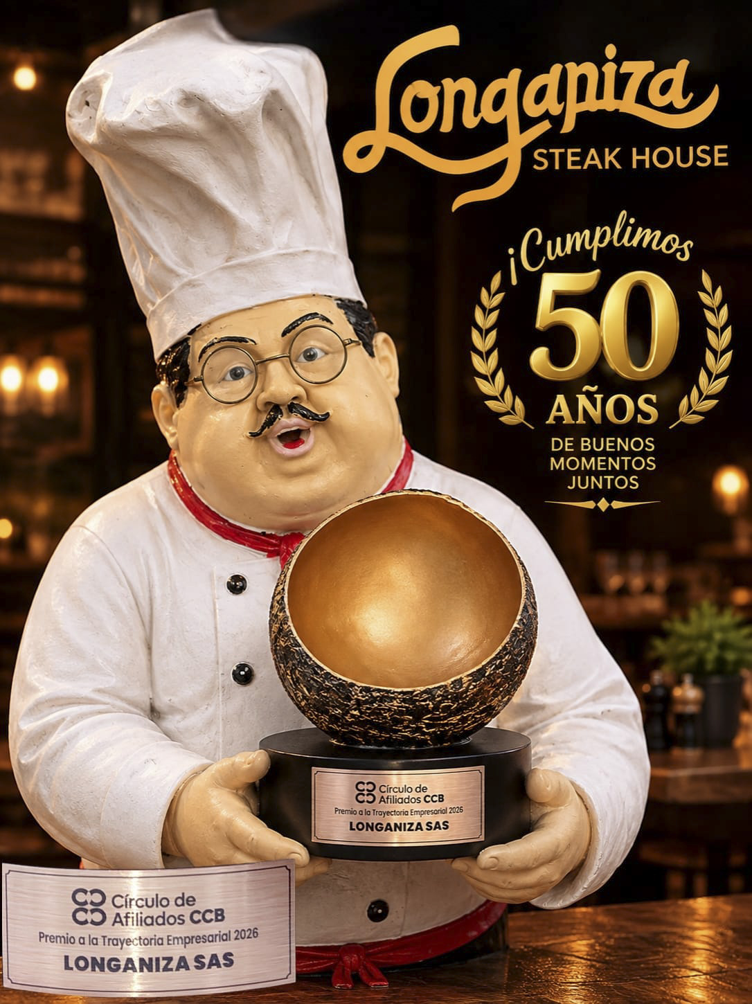 Premio a la trayectoria camara de comercio